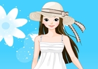 เกมส์แต่งตัวสาวสวมหมวกหน้าร้อน (Spring Hat Dressup)
