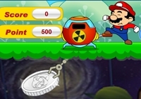 เกมส์มาริโอขุดเหรียญ (Mario Miner)