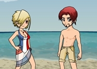 เกมส์แต่งตัวคู่สามีภรรยาเที่ยวพักร้อน (Trendy Couple Summer)