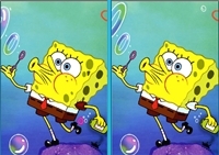 เกมส์จับผิดภาพสปองบ๊อบ (Sponge Bob Spot The Difference)