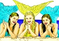 เกมส์ระบายสีสามนางเงือกสาว (H2O)