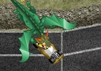 เกมส์รถแข่งมังกรพ่นไฟ (Hot Wheels Dragon Fire)