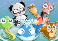 เกมส์ระบายสีด้วยสัตว์ป่า (Animal Artist)