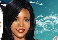เกมส์แต่งหน้านางแบบผิวแทน (Rihanna Makeover)