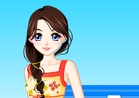 เกมส์แต่งตัวอยู่บ้านหลังคาฟ้า (Blue House Spring Dressup)