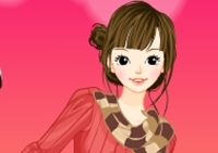 เกมส์แต่งตัวผ้าพันคอเกาหลี (Skirts Scarves Dress Up)