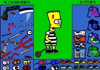 เกมส์แต่งตัวซิมสัน (Bart Simpson Dress Up)