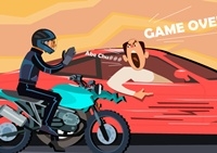 เกมส์มอเตอร์ไซค์ซิกแซก (Two Wheeler Trauma)