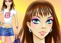 เกมส์แต่งหน้าสาววัยรุ่น (Fashionable Teen Dress Up)