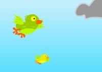 เกมส์นกสอนลูกน้อยบิน (Birds Flying)