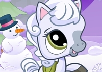 เกมส์ม้าหินมะผจญภัย (Snowy Pony)