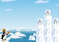 เกมส์ช่วยลูกนกเพนกวินแช่แข็ง (Penguin Salvage)