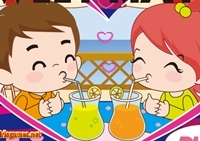 เกมส์แข่งขันดูดน้ำ (Sweet Match)