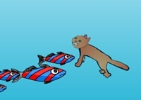 เกมส์แมวจับปลา (Fish Catcher)