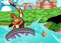 เกมส์ต่อสู้เรือโจรสลัด (Rainbow Monkey Rundown)