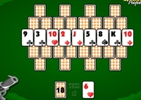 เกมส์วางแผนเรียงไพ่ (Sheriff Tripeaks)