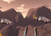 เกมส์ยิงถล่มจานบินต่างดาว (Mars Massacre 3D)