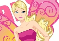 เกมส์แต่งตัวนางฟ้าบาร์บี้ขึ้กปก (Barbie A Fairy Secret Dress Up)