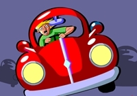 เกมส์ขับรถโคตรระห่ำ (Crazy Cars)