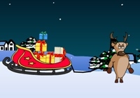 เกมส์กวางเรนเดียร์ลากรถส่งของขวัญ (Christmas Gift transfer 2010)