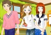 เกมส์แต่งตัวสามเพื่อนซี้ (Boy And Girl Dress Up)