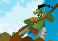 เกมส์อ็อคแข่งพายเรือ (Rampaging Creek)