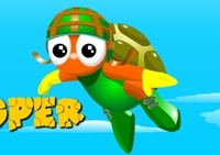 เกมส์เต่ากระโดดร่มยิงปืน (Turt Trooper)