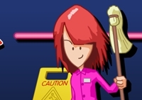 เกมส์แม่บ้านกวาดขยะ (Trash Attack)