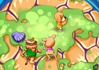 เกมส์ผลักหมาตกน้ำ (Crazy Push Off)