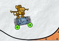 เกมส์เล่นสเก็ตบอร์ดบนรางดินสอ (Pencil Racer Skate Park)