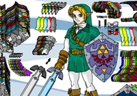 เกมส์แต่งตัวเอลฟ์อัศวิน (Dress Link Up)