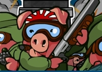 เกมส์กองกำลังทหารหมู (Kamikaze Pigs)