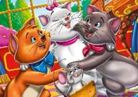 เกมส์ระบายสีสามแมวเหมียวเพื่อนซี้ (Aristocats Online Coloring)