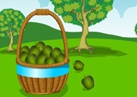 เกมส์หาแอปเปิ้ลสีเขียว (Hidden Apples)