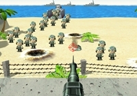 เกมส์ยิงปืนป้องกันชายหาด (Onslaught)