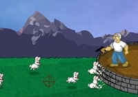 เกมส์ยิงกระต่ายปีศาจ (Black Sheep Acres)