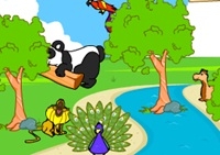 เกมส์สร้างป่าหรรษา (Os Animais de Polly)