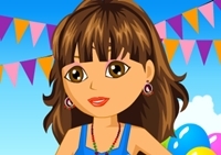 เกมส์แต่งตังดอร่าปาร์ตี้วันเกิด (Dora Birthday Party Dress Up)